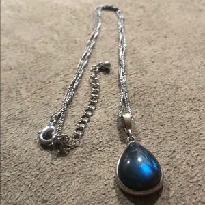 Antique authentic labradorite necklace